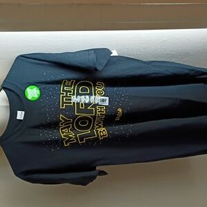 LG Black T-Shirt with Yellow Text